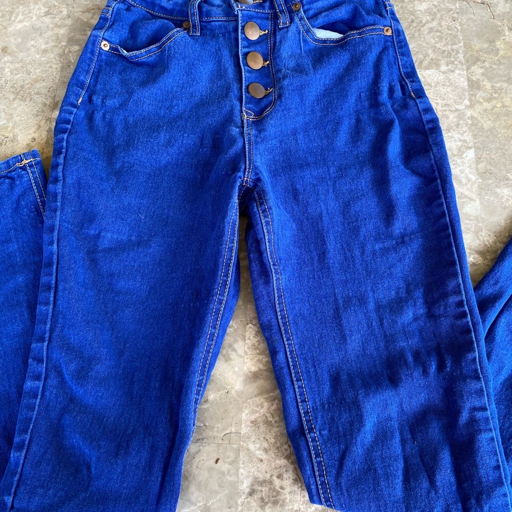 🌸3 for 15$🌸High-rise blue skinny jeans💙